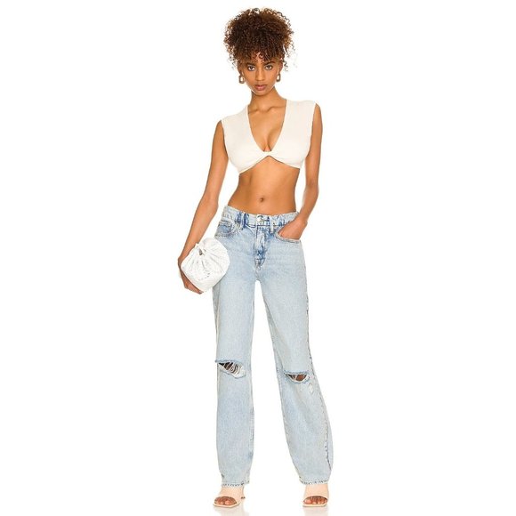 Good American Good '90s Jeans in Blue 6/28 - Picture 4 of 16